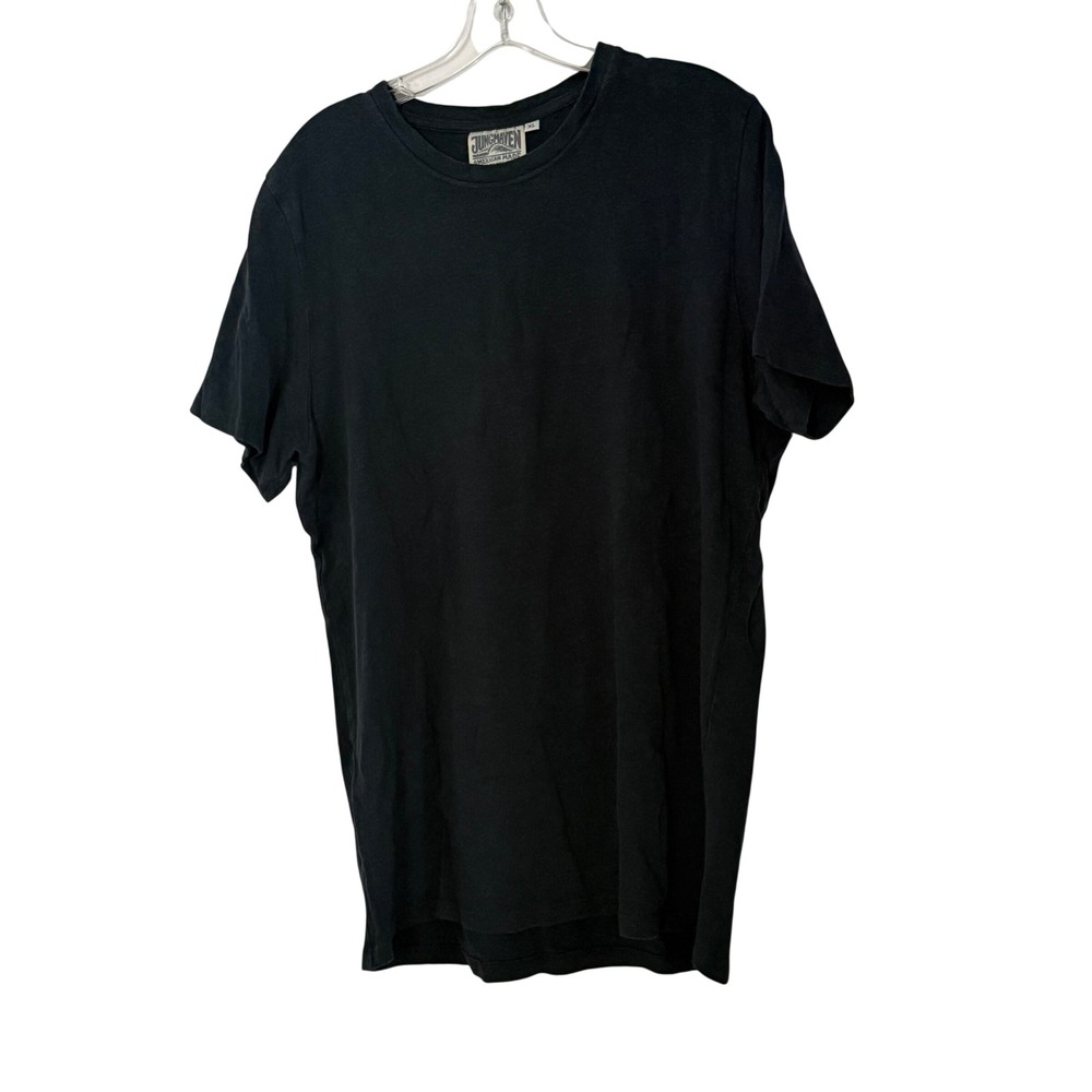Jungmaven Baja Short Sleeve Tee Shirt Navy Hemp Cotton Blend - XLarge
